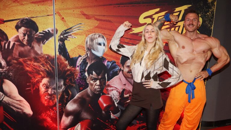 Øjeblikke fra Street Fighter premieren